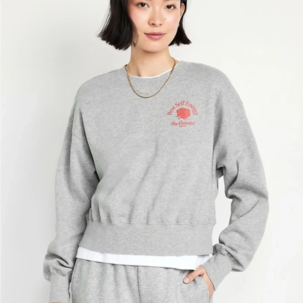 Old Navy SoComfy Graphic Sweatshirt -  Best Self Energy - NWT - Picture 4 of 4